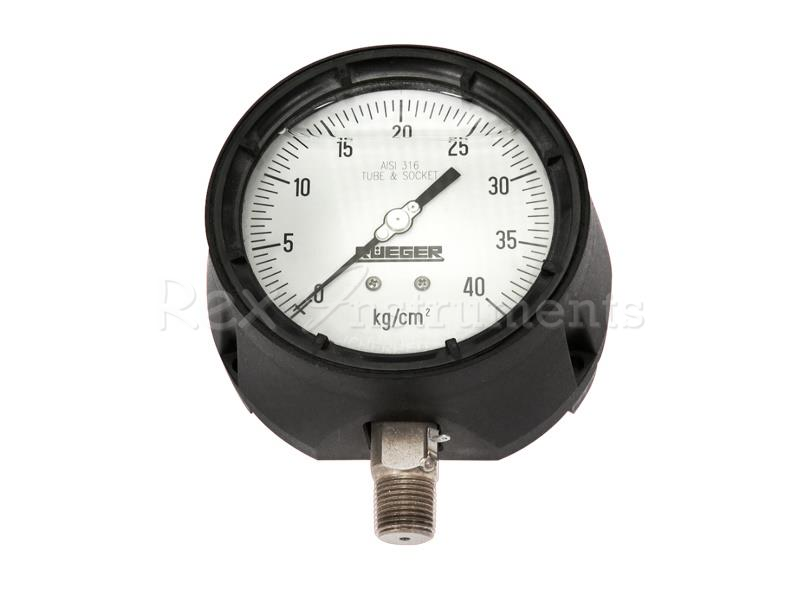 Rueger Safety pressure gauges Solid front PBPSF