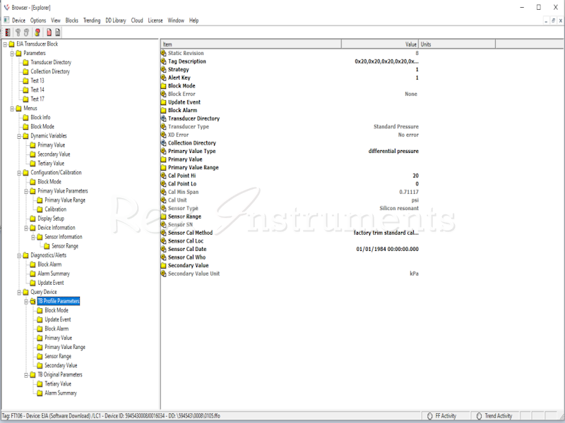 Procomsol DEVCOMFFWIN,Foundation Fieldbus (FF) Communicator App, Windows